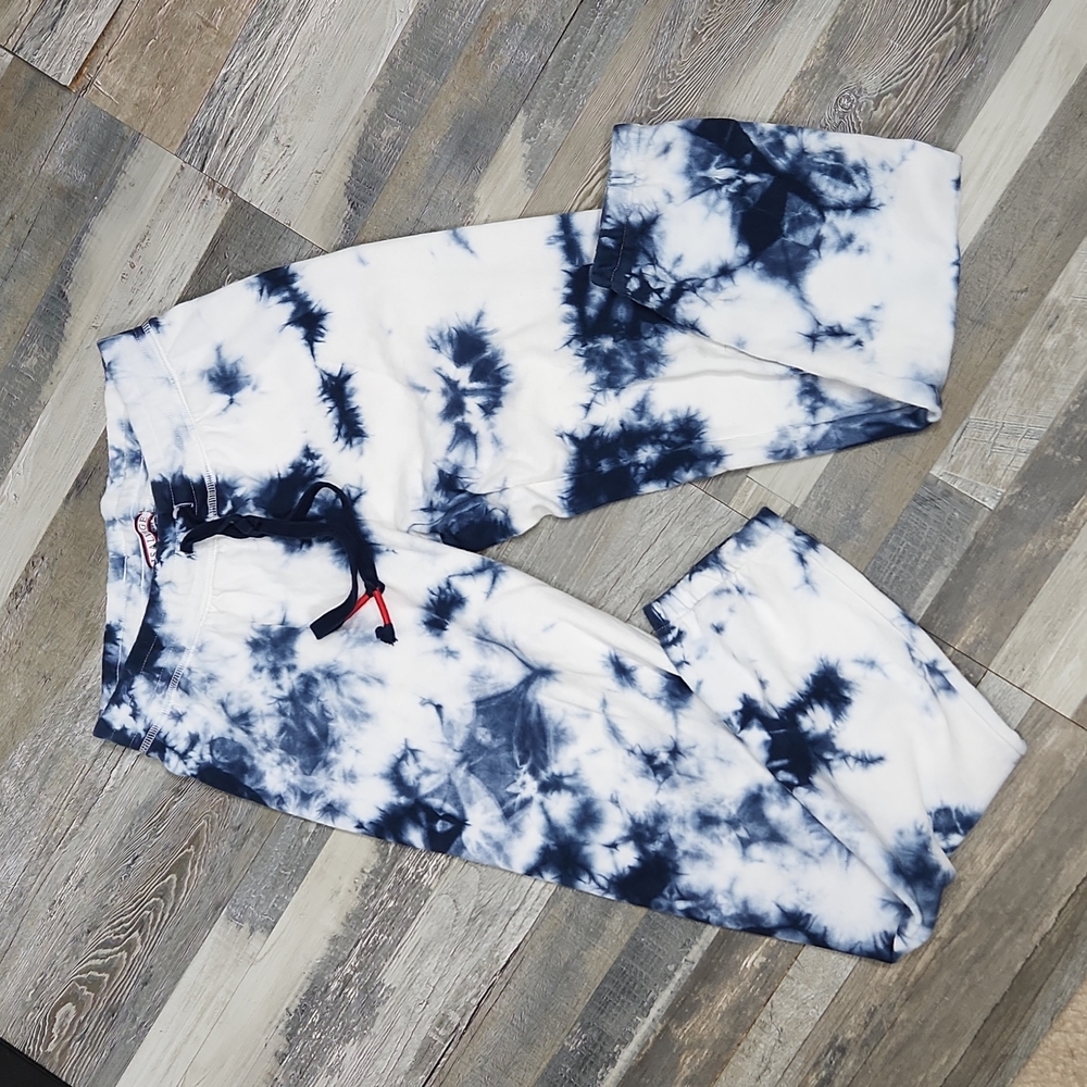 P.J. Salvage Blue Tie-Dye Jogger Pants - Picture 3 of 6